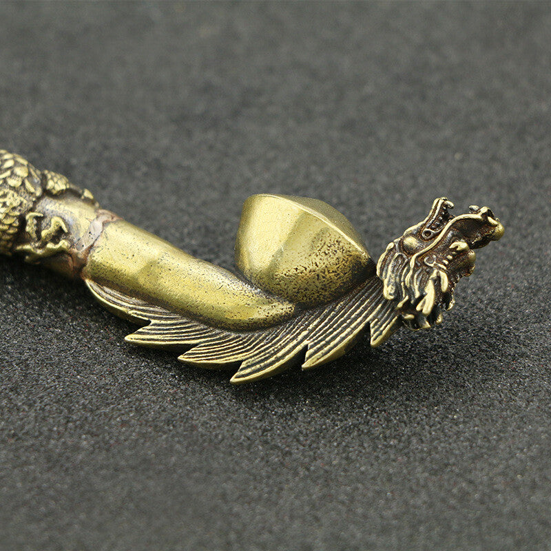 Brass Cigarette Holder Dragon Filter Pipe Cigarette Pipe Holder