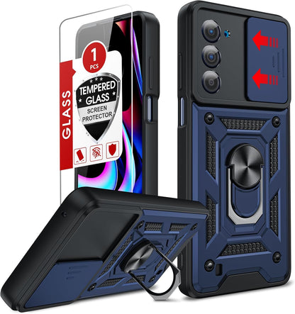 for Motorola Edge-5G UW 2021 Phone Case: Moto Edge 2021 Case with Slide Camera C