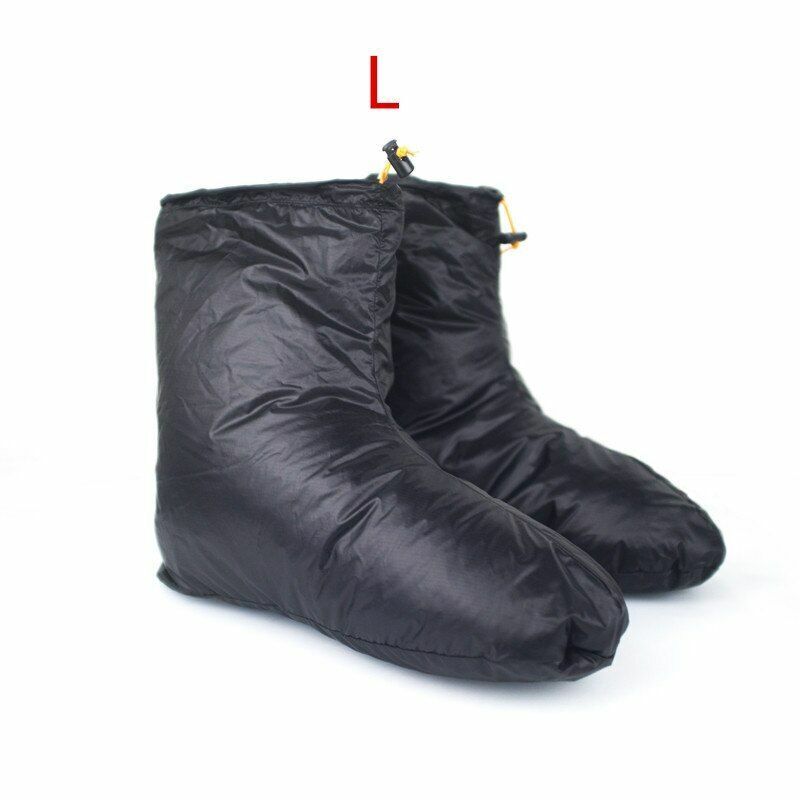 Water Resistant Slippers Thermal Accessory Goose Down Outdoor Camping Socks Warm