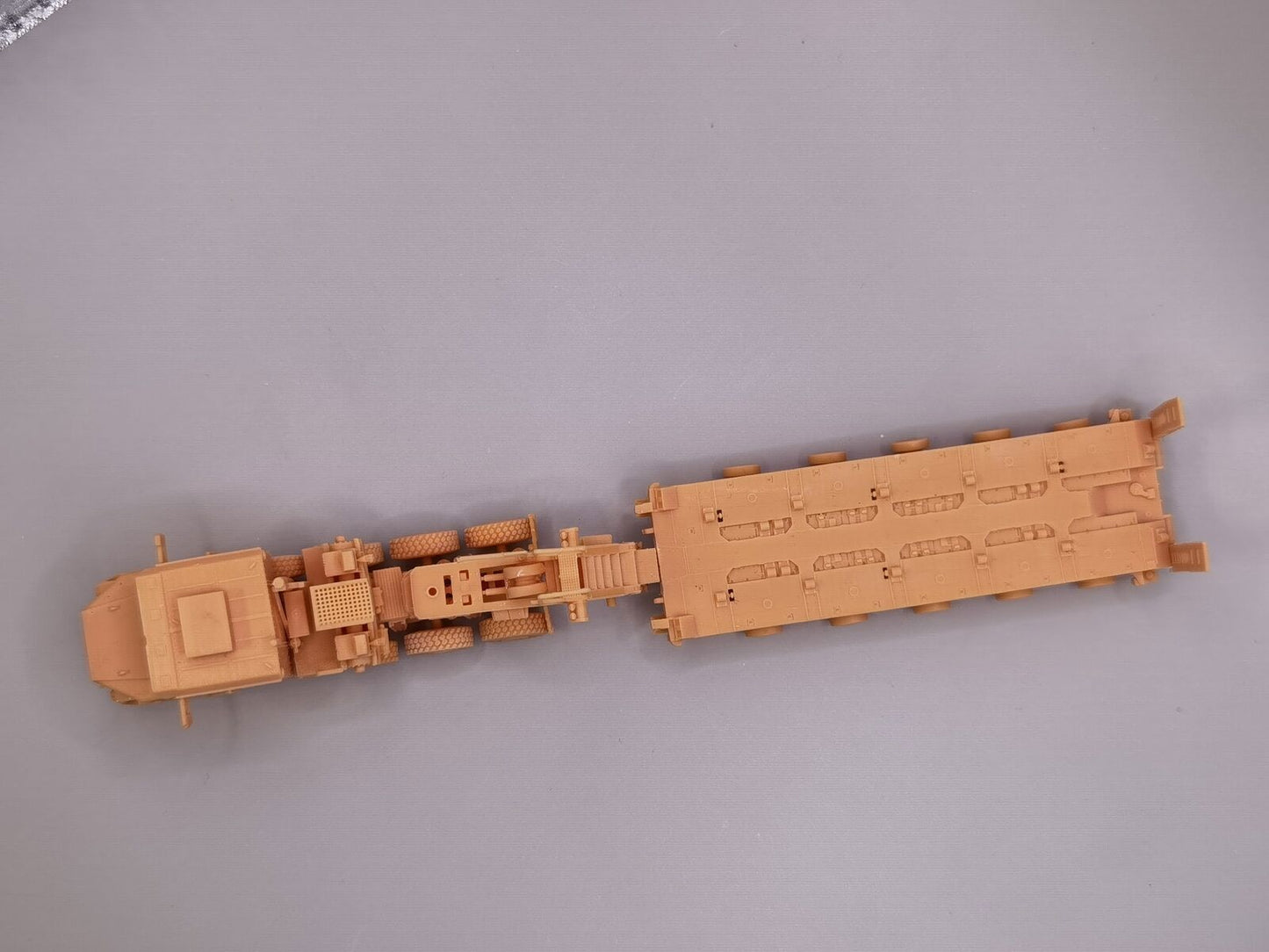 1/72/87/144 US Army M1070 Tank Trailer Unpainted Resin Model Kit 3D Printed