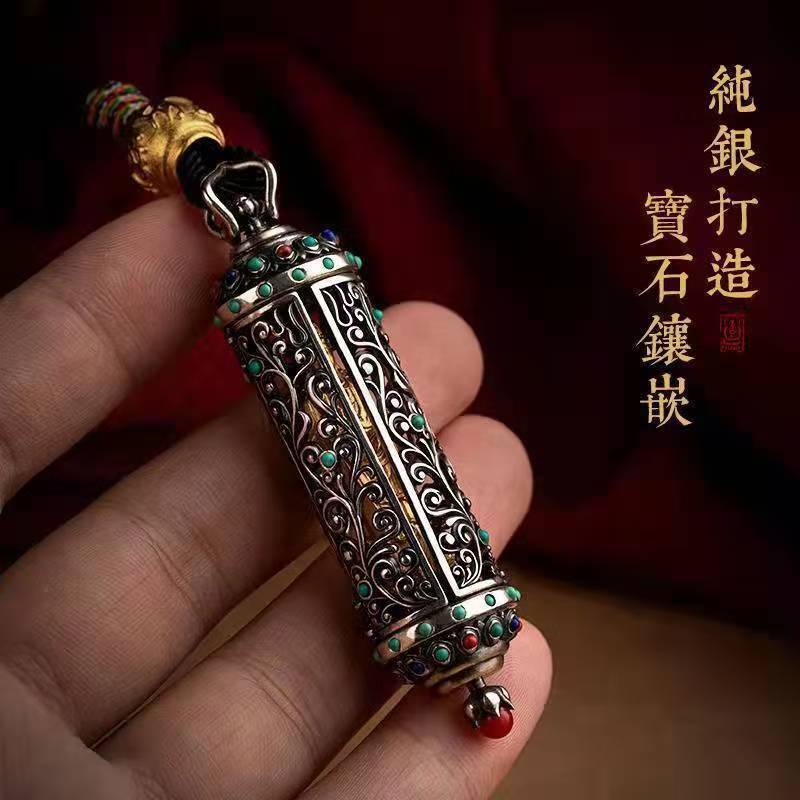 Tibetan Gau Box Pendant Buddha Amulet Avalokiteshvara Prayer Jewelry
