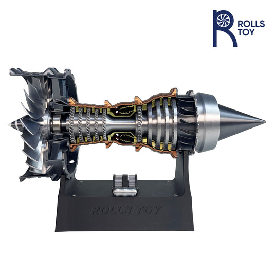 28cm Aircraft Turbojet Engine Model Adjustable Speed Rotatable