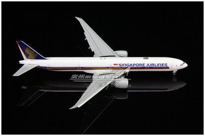 1:400 JC Wings SINGAPORE AIRLINES BOEING 777-300 Plane Flap Down Diecast Model