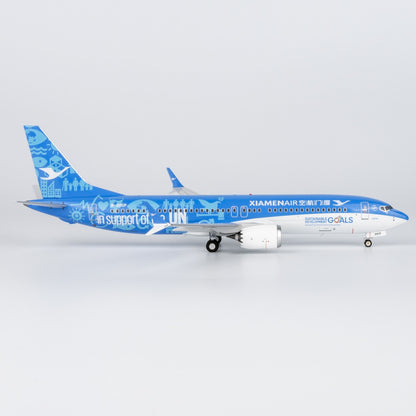 1:200 NGmodels XiamenAir Boeing 737 MAX 8 Passenger Airplane Diecast Plane Model