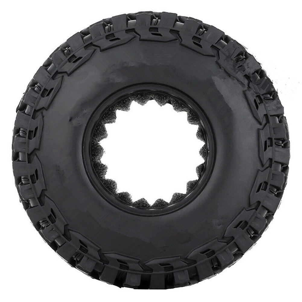 4Pack 1.0" Rubber Wheel Tires Tyres For Axial SCX24 Gladiator C10 1/24 RC Car