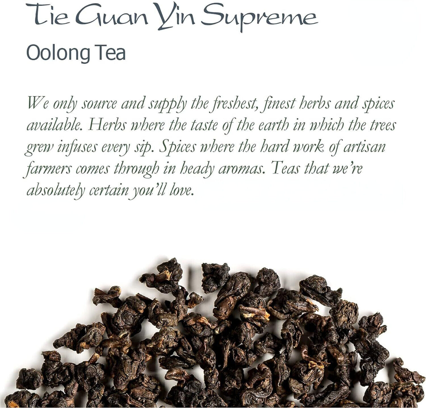 Highest Grade - Oolong Tea Made in Old Ways Most Have Forgot - Tieguanyin 50g
