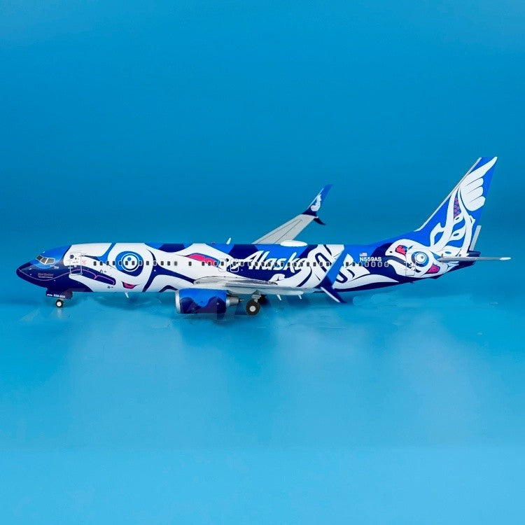 1:200 Geminijets Alaska Airlines Boeing 737-800S Passenger Plane Diecast Model