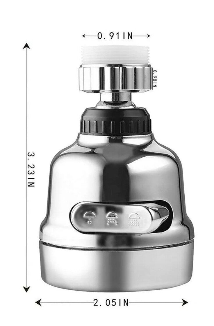 360 Degree Rotating Faucet Movable Kitchen Tap Head Water Saving Nozzle Sprayer