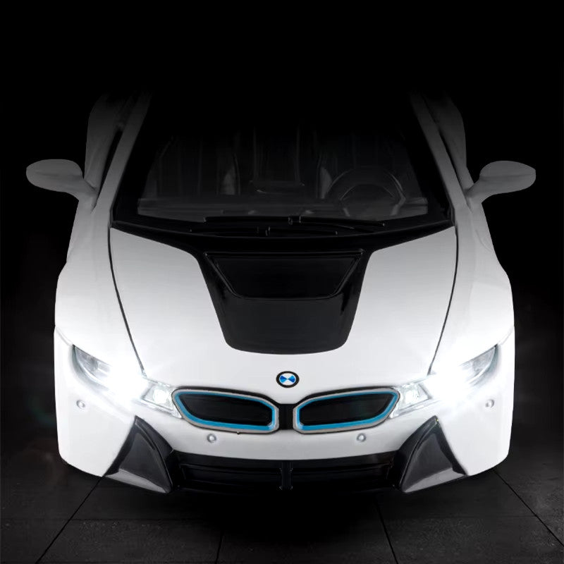 1:32 I8 New Energy Car Alloy Sports Car Model Diecast Simulation Metal Racing Ve