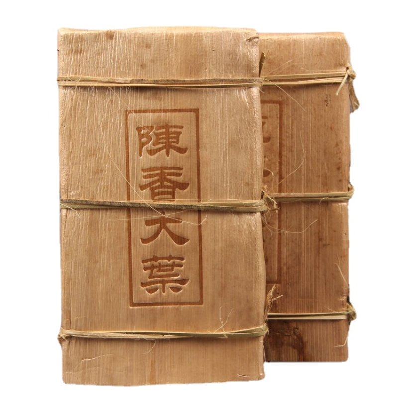 1000g Bamboo Shell Old Pu'er Tea Brick Chinese Ancient Tree Big Leaf Pu-erh Tea