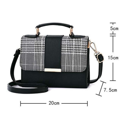 Women PU Leather Small Shoulder Bag Tote Crossbody Handbags Satchel Sling Bag