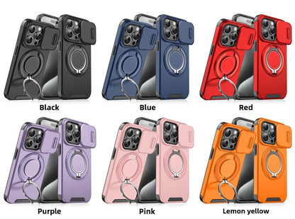 Compatible with iPhone 17 Pro Max/16 Pro, Window Mount Shockproof Phone Case