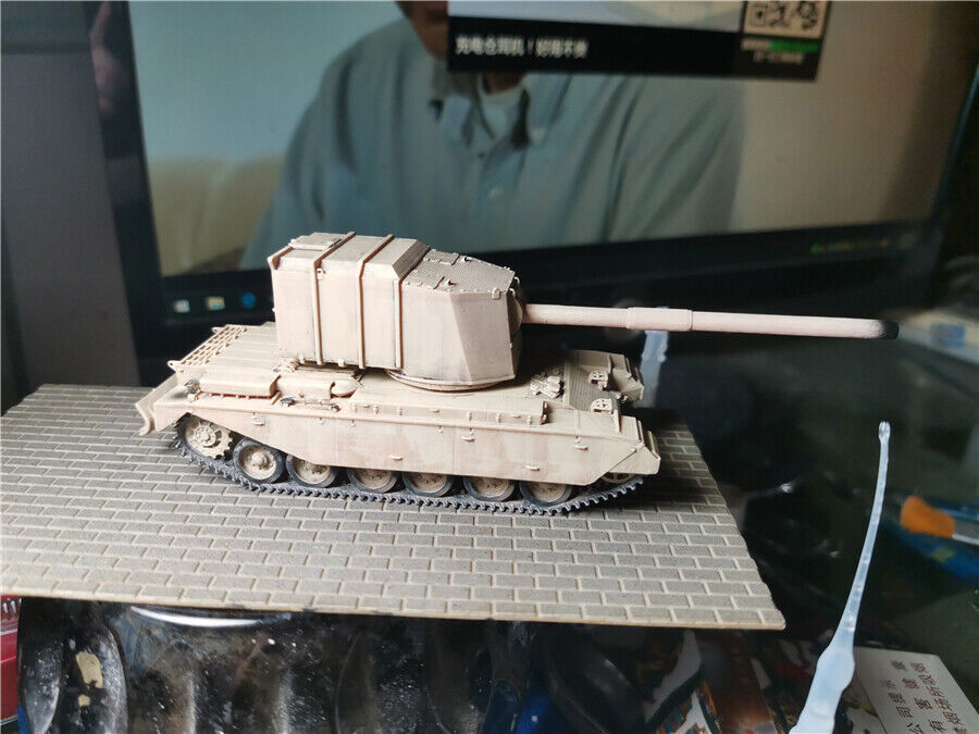 Homemade 1/72 British FV4005 Tank Destroyer Finished Model Ornament Toys