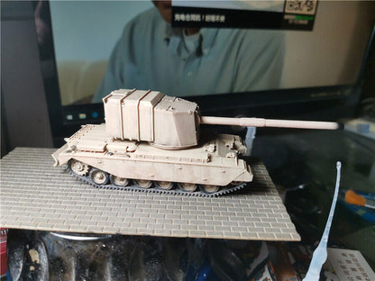 Homemade 1/72 British FV4005 Tank Destroyer Finished Model Ornament Toys