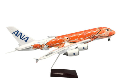 1:160 46CM ANA AIRBUS A380 Airplane Led Sound-controlled Light Resin Plane Model