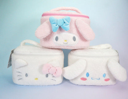 Kuromi Cute Large Capacity Makeup Bag Women's Portable Travel Plush Storage Bag