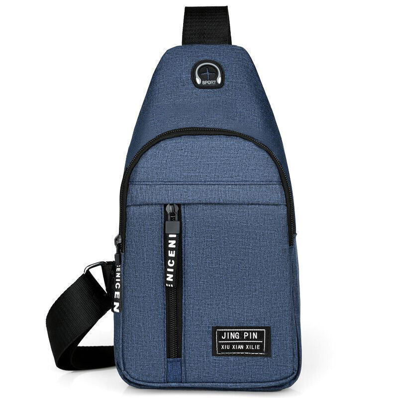 New Men Shoulder Bags Chest Bag Multifuncional Crossbody Bags Travel Sling ~URBT