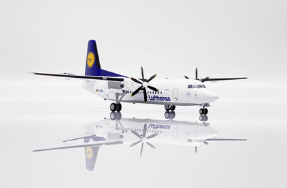 1:200 JC Wings Lufthansa FOKKER 50 Passenger Aircraft Diecast Airplane Model