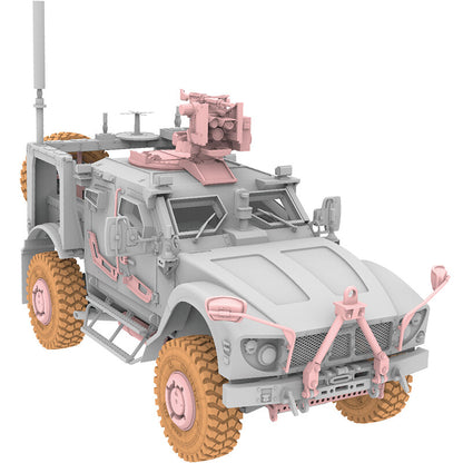 1/72 T-MODEL M-ATV Raven Weapon Station Anti Mine Anti Ambush Vehicle Model
