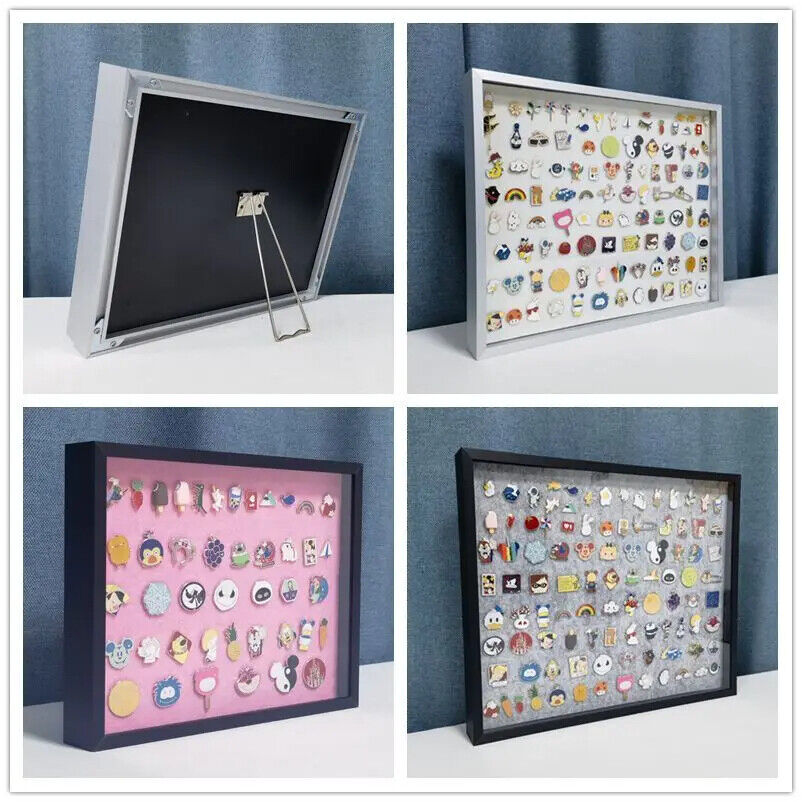 Jewelry Storage Box 2 In 1 Medal Display Frame Brooch Pins Coins Gems Organizers