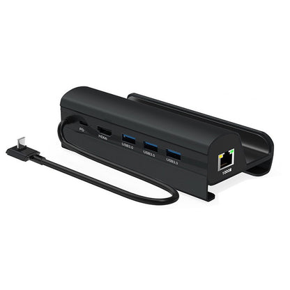 Steam Deck Gaming Console Base 6-in-1 Expansion Dock Supporting Nintendo 4K 60Hz