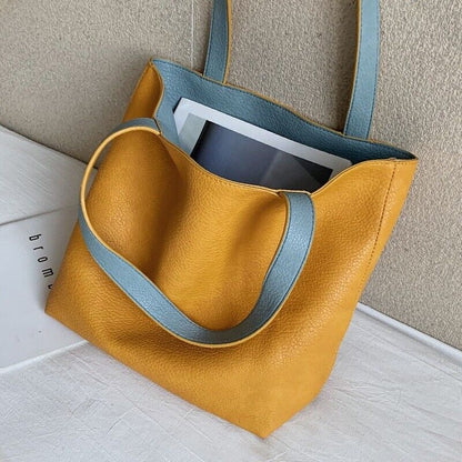 Ladies Handbag Shoulder Bag Versatile Double-sided Tote Bag Underarm Bag