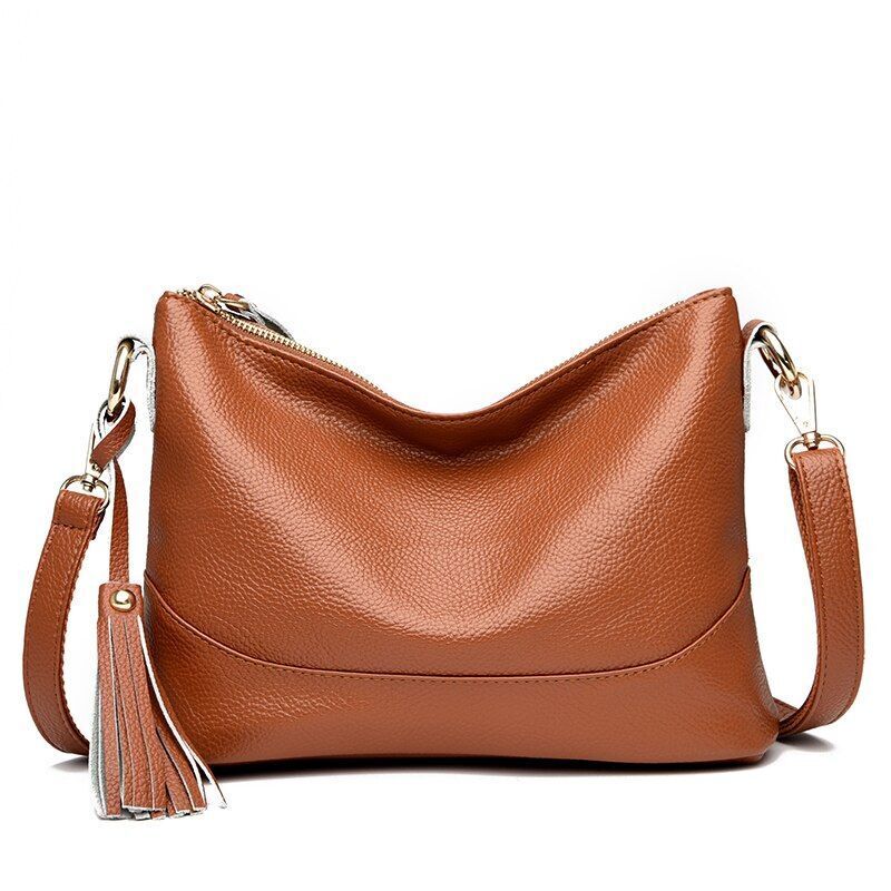 Genuine Leather Shoulder Bag Tote Crossbody Purse Handbag Famous Purses Handbag