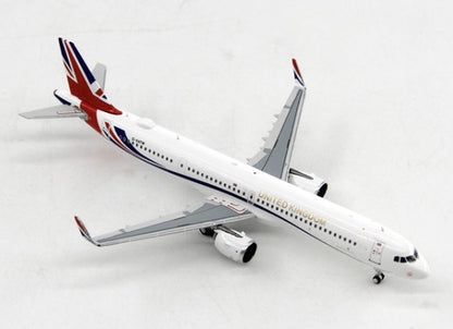 1:400 Panda UNITED KIMDOM AIRBUS A321neo Passenger Aircraft Diecast Plane Model