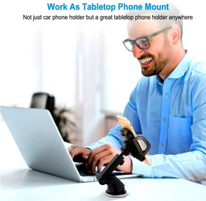 Sujetador de Telefono Soporte Universal Sostenedor Ajustable 360° Autos Carro