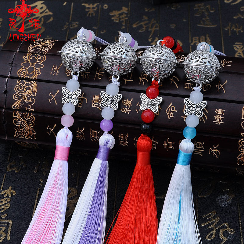 36 cm Palace Bell Tassel Crafts Car Pendant Costume Accessories Home Decor Multi