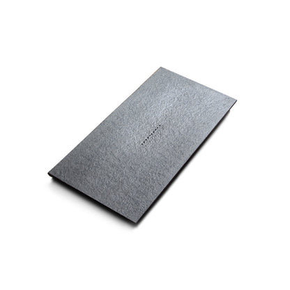 Tea Tray Tea Table Black Stone Serving Tray Nature Stone Simple Pattern Weighted
