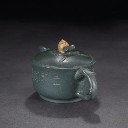 Chinese Yixing Zisha Clay Handmade Exquisite Teapot （寿桃 盖款：大生）