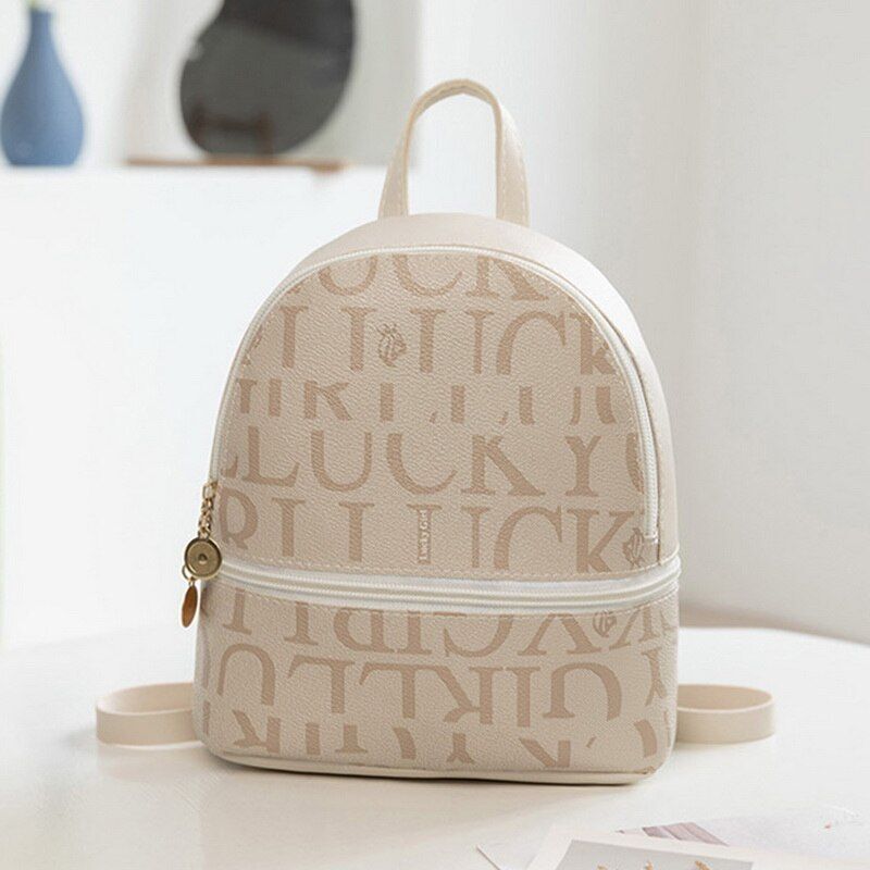 Backpack Synthetic Leather Small Bags Retro Handbag Phone Purse Pouch Travel 1PC