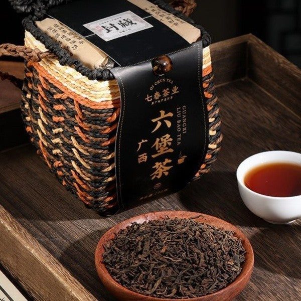 500g Premium Wuzhou Liubao Dark Tea 2016 Authentic Ripe Tea Aroma Dark Tea