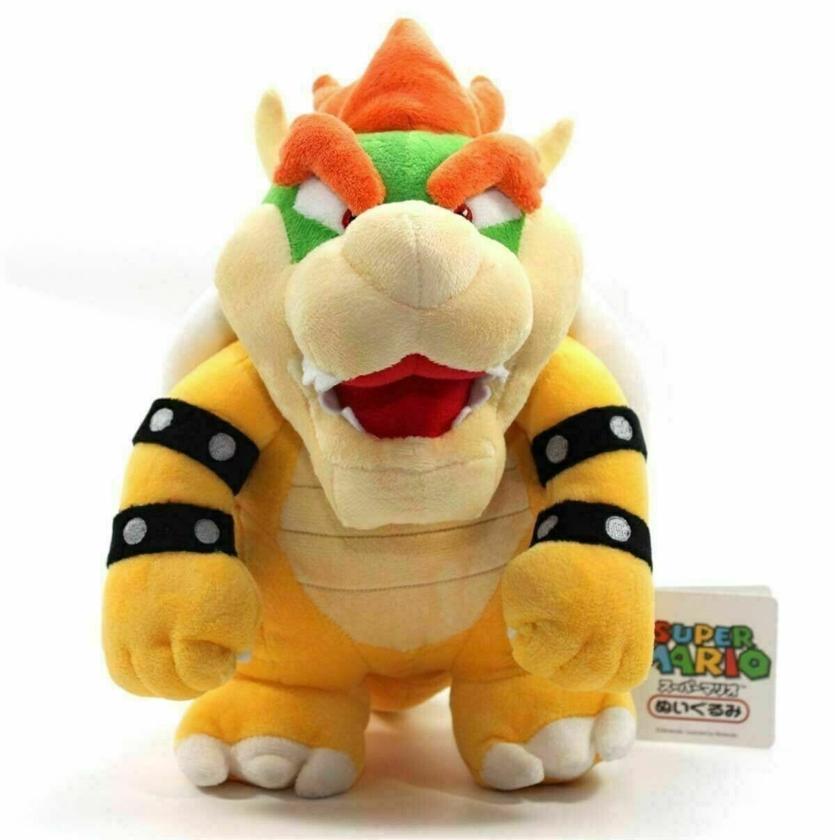 10" Super Mario Bros Bowser Figure Plush Toys Stuffed Doll Kids Birthday Gifts