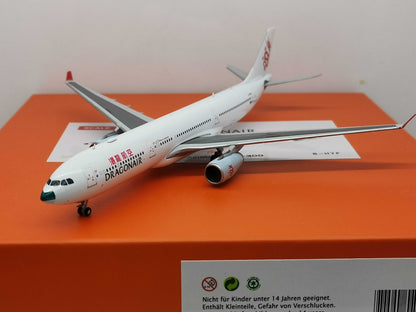 1:400 JC Wings DRAGONAIR AIRBUS A330-300 Passenger Airplane Diecast Model
