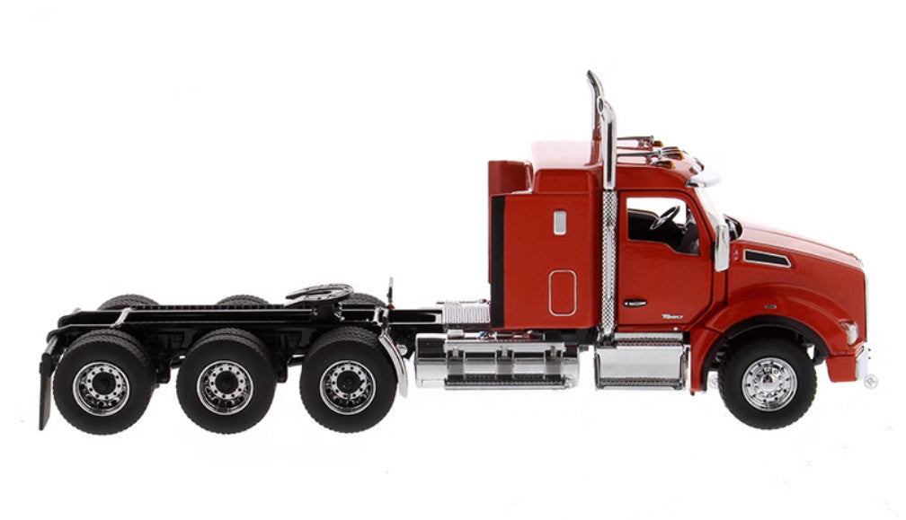 1:50 Kenworth T880 SBFA 40" Sleeper Tridem Tractor Trailer Diecast Truck Model