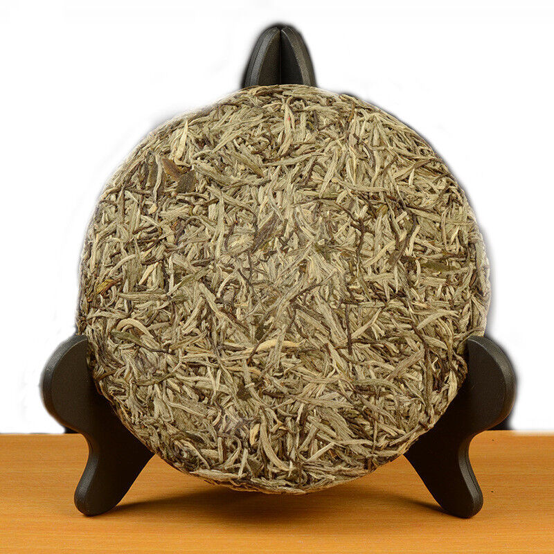 300g White Tea Cake Chinese Fuding Old Natural White Tea Organic Silver Needle
