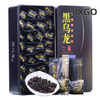 250g Chinese Black Oolong Tea Loose Leaf Roasted Oolong Tea for Weight Loose