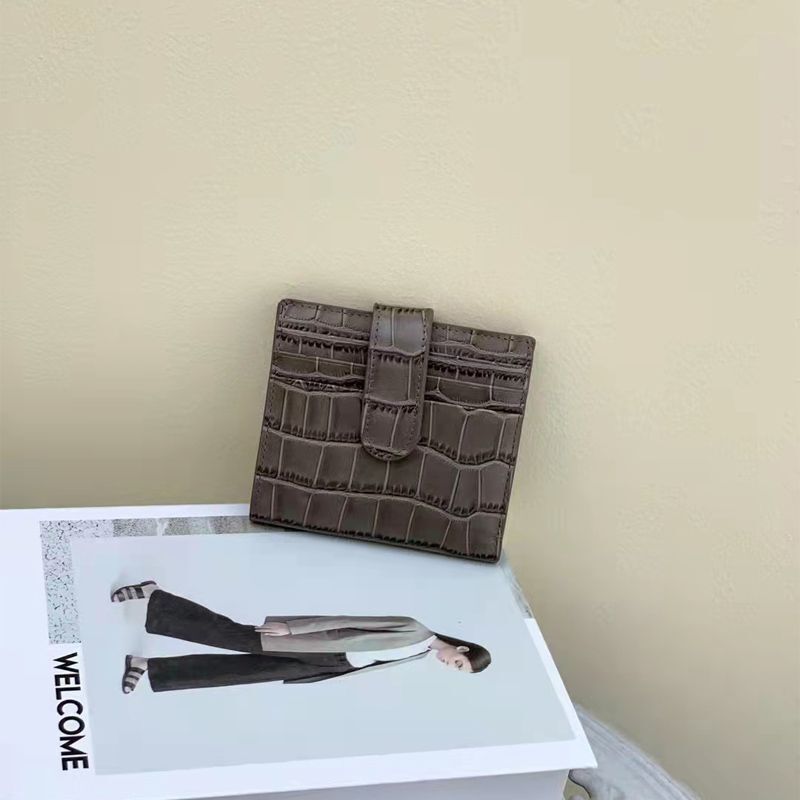 Durable Wallet Handbag Synthetic Leather Cardholder Wallet Card Bag 11*8*2cm 1PC