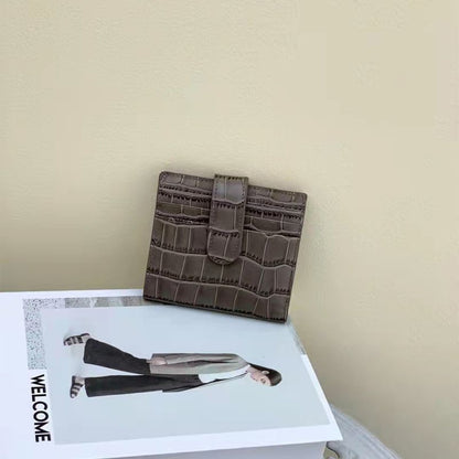 Durable Wallet Handbag Synthetic Leather Cardholder Wallet Card Bag 11*8*2cm 1PC