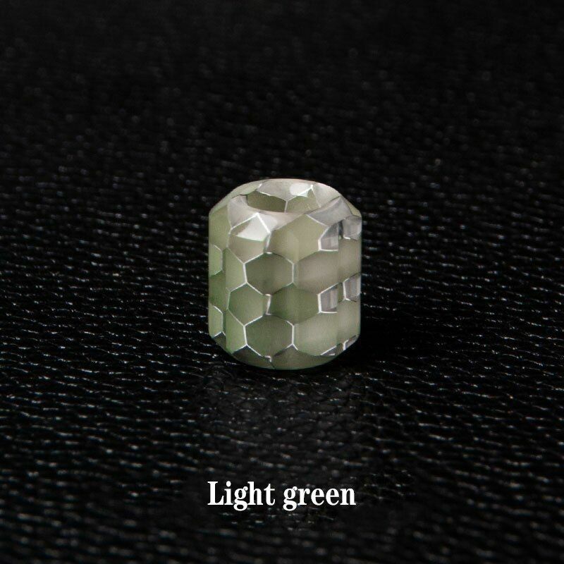 Luminous Resin Snakeskin Knife Pendant EDC Paracord Lanyard Keychain Accessories