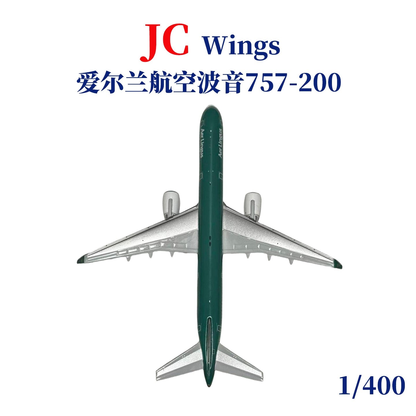 1:400 JC Wings Aer Lingus Boeing 757-200 Passenger Plane Diecast Aircraft Model