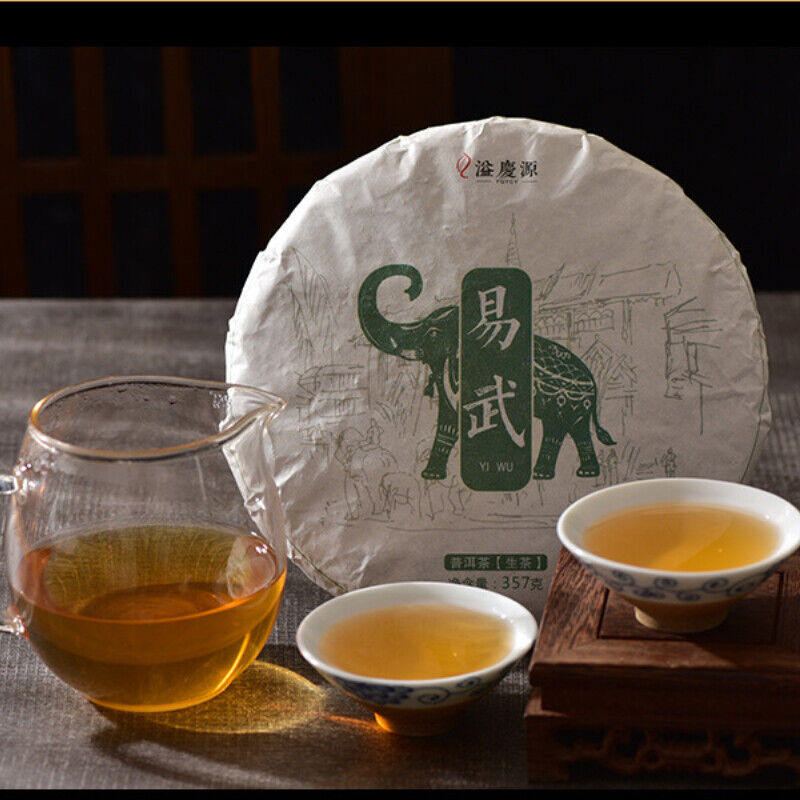 Natural Big Leaf Pu'er Yunnan Spring Pu-Erh Tea Green Tea Health 357g