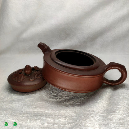 Chinese Yixing Zisha Clay Handmade Exquisite Teapot （祝福 底款：朱可心）