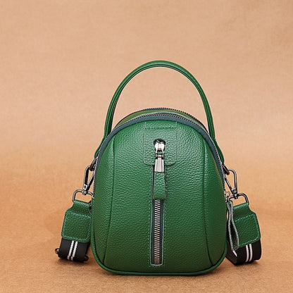 Genuine Leather Handbag High Quality Cowhide Shoulder Messenger Small Totes Bags