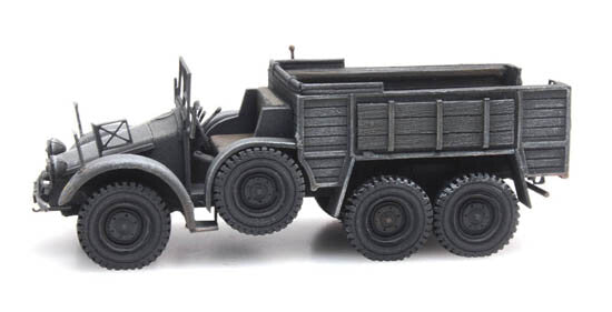 ARTITEC WM German Krupp Protze gray 1/87 FINISHED MODEL TRUCK