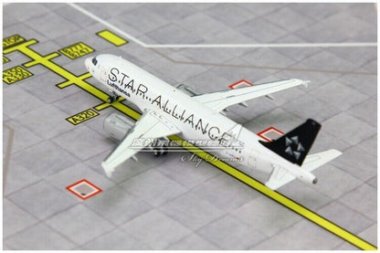 1:400 JC Wings Lufthansa STAR ALLIANCE AIRBUS A320 Plane Diecast Aircraft Model