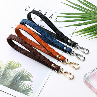 PU Leather Wallet Strap Replaceable Handbag Metal Bag Wrist Strap Key Belt