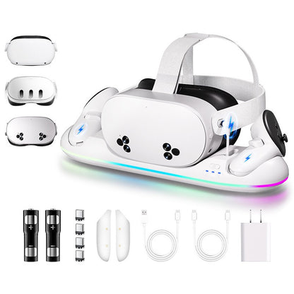Charging Stand Meta Quest 2/3/3S VR Handle Controller Accessories Storage Dock